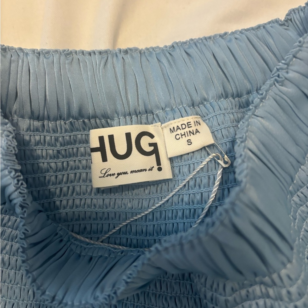 Shug! Light Blue Ruffled Mini Skirt - Picture 3 of 3